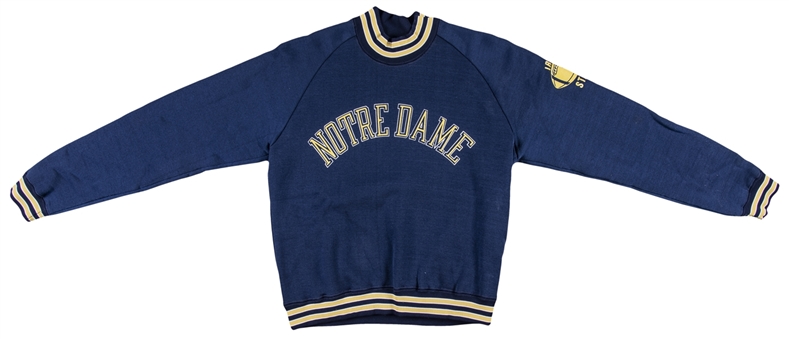 1986-96 Lou Holtz Game Worn Notre Dame Sweater (Holtz LOA)